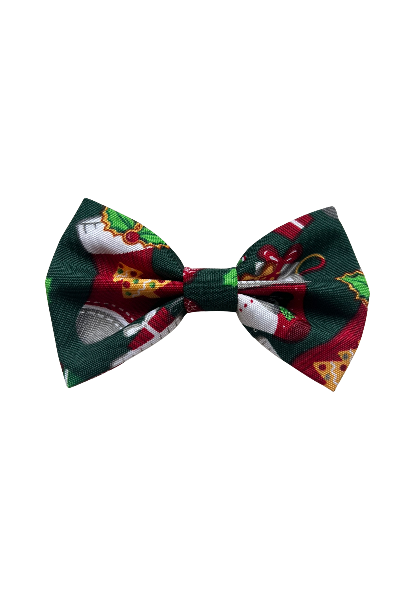 Holly Green Christmas Bowtie