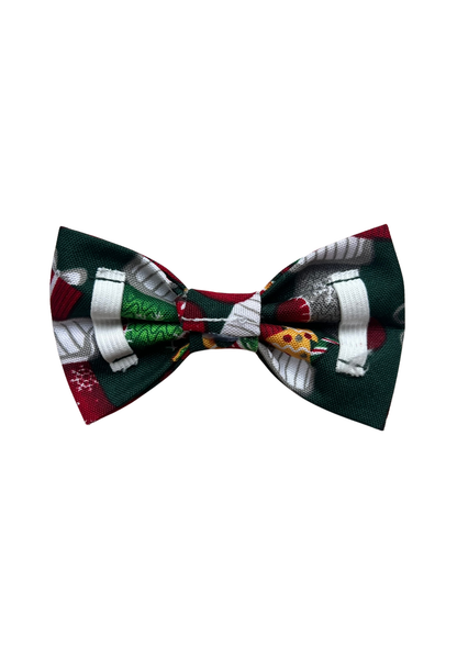 Holly Green Christmas Bowtie