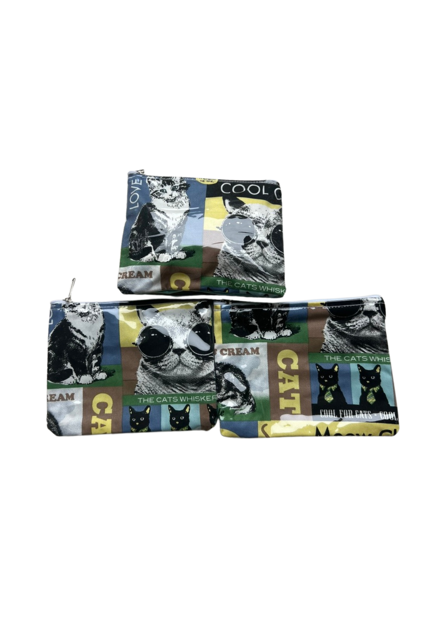 Cool Cats zip bag