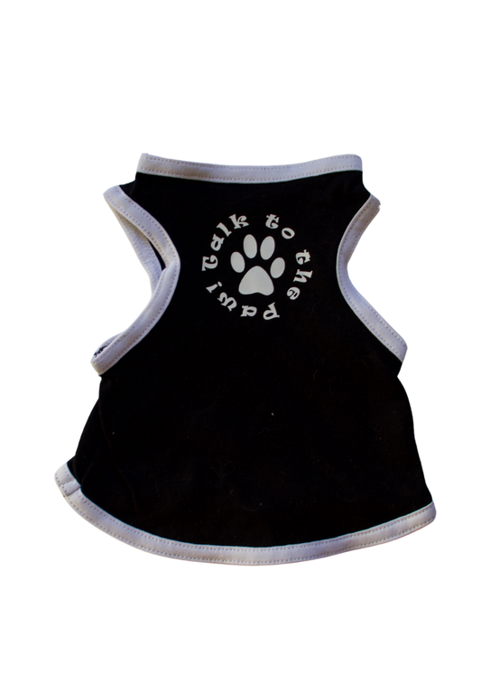 Talk to the paw pet t-shirt