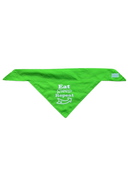 Eat, Sleep, Repeat pet bandana