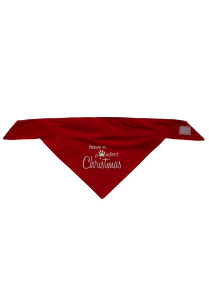 Have a pawfect christmas pet bandana