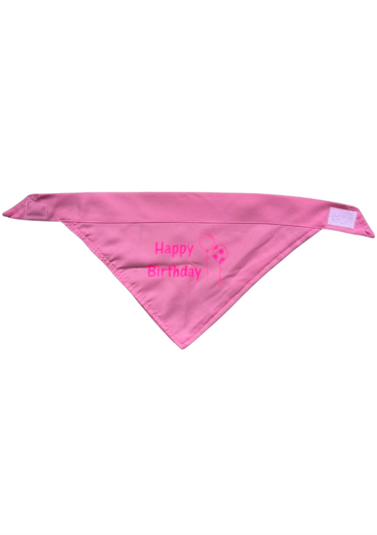 Happy Birthday pet bandana