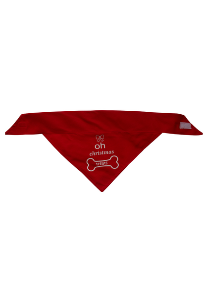 Oh  christmas treats pet bandana