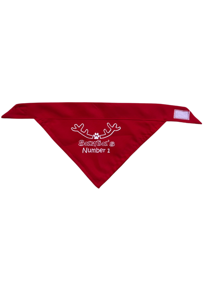 Santas number 1 pet bandana