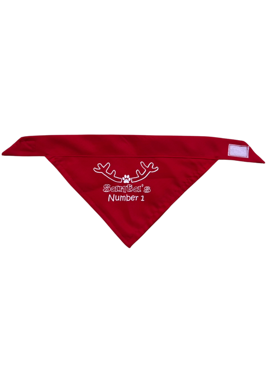 Santas number 1 pet bandana