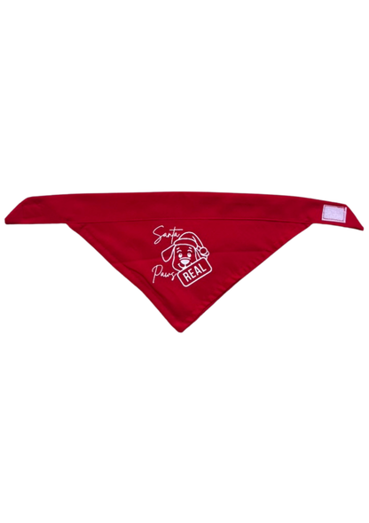Santa paws real pet bandana